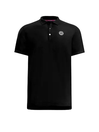 BIDI BADU | Polo de tennis Crew pour hommes | schwarz